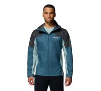 Columbia Inner Limits 3 - Chaqueta impermeable para hombre, color azul Everblue/Shark/azul aplastado, talla M