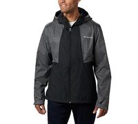 Columbia Inner Limits Jacket, Chubasquero Impermeable para Hombre, Black/Graphite Heather, Talla XXL