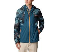 Columbia Inner Limits Jacket, Chubasquero Impermeable para Hombre, Night Wave/Metal Mod Camo Print, Talla XL