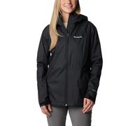 Columbia Inner Limits Jacket, Chubasquero Impermeable para Mujer, Black, Talla M
