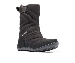 Columbia KIDS MINX SLIP III botas de nieve impermeables Unisex niños , Negro (Black x White) - Youth, 36 EU