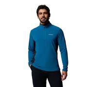 Columbia Klamath Range 2 - Forro polar con media cremallera para hombre, color azul fénix/negro, talla L