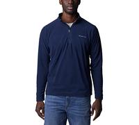 Columbia Klamath Range 2 Half Zip, Sudadera De Forro Polar Hombre, Azul (Collegiate Navy/Legacy Twill), S