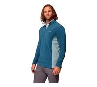Columbia Klamath Range 2 Half Zip, Sudadera De Forro Polar Hombre, Everblue, Azul Aplastado, L