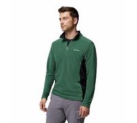 Columbia Klamath Range 2 Half Zip, Sudadera De Forro Polar Hombre, Rain Forest, color negro, L