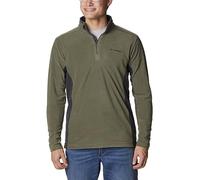 Columbia Klamath Range 2 Half Zip, Sudadera De Forro Polar Hombre, Stone Green/Shark, XXL