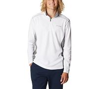 Columbia Klamath Range 2 Half Zip, Sudadera De Forro Polar Hombre, White/City Grey, S