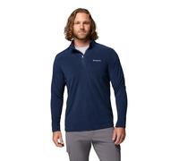 Columbia Klamath Range II Half Zip Camiseta para Senderismo, Azul Marino colegial sólido, Large Hombre
