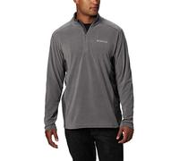 Columbia Klamath Range II Half Zip Suéter pulóver, Gris, XL para Hombre