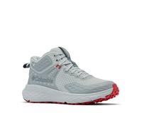 Columbia Konos TRS Outdry - Botas de Senderismo y Senderismo para Mujer, Tiro Medio, Color Gris Hielo/Rojo Amapola, Talla 6