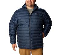 Columbia Lake 22 Down Hooded Jacket Chaqueta De Plumas Acolchada Con Capucha, Collegiate Navy, XL Hombre