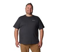 Columbia Landroamer Henley II de Manga Corta Camiseta para Senderismo, tiburón, 3X para Hombre