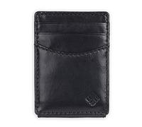 Columbia Leather Front Pocket Wallet Card Holder for Travel Billetera, Granby Negro, Taille Unique para Hombre