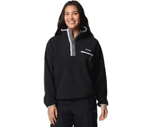 Columbia - Marcas - Helvetia II Cropped Half Snap Fleece Black para Mujer - Talla M - Negro Negro M