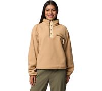 Columbia - Marcas - Helvetia II Cropped Half Snap Fleece Canoe para Mujer - Talla S - Marrón Marrón S