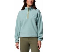 Columbia - Marcas - Helvetia II Cropped Half Snap Fleece Crushed Blue Safari Marine Light para Mujer - Talla L - Azul Azul L