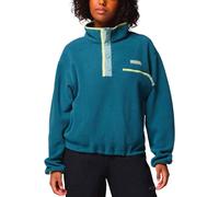 Columbia - Marcas - Helvetia II Cropped Half Snap Fleece Everblue Crshd Blue Ctrn Hz para Mujer - Talla XL - Azul Azul XL
