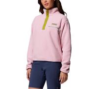 Columbia - Marcas - Helvetia II Cropped Half Snap Fleece Pink Agate Peppercorn Flint Grey para Mujer - Talla M - Rosa Rosa M