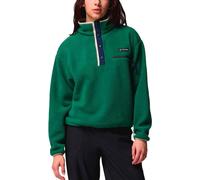 Columbia - Marcas - Helvetia II Cropped Half Snap Fleece Rain Frst Cllgt Nv Dark Stn para Mujer - Talla S - Verde Verde S