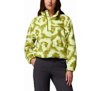 Columbia - Marcas - Helvetia II Printed Cropped Half Snap Citron Haze Sprayflower para Mujer - Talla L - Verde Verde L