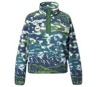 Columbia - Marcas - Helvetia II Printed Cropped Half Snap Everblue Sisters Rain Forest para Mujer - Talla S - Verde Verde S
