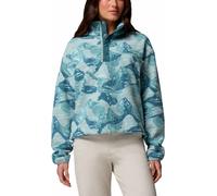 Columbia - Marcas - Helvetia II Printed Cropped Half Snap Marine Light Sunscape para Mujer - Talla XL - Azul Azul XL