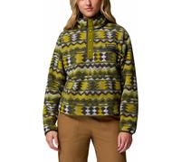 Columbia - Marcas - Helvetia II Printed Cropped Half Snap Mossy Green Retrotree para Mujer - Talla S - Verde Verde S
