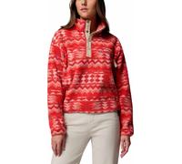 Columbia - Marcas - Helvetia II Printed Cropped Half Snap Poppy Red Retrotree para Mujer - Talla S - Rojo Rojo S