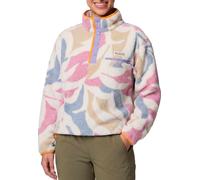 Columbia - Marcas - Helvetia II Printed Cropped Half Snap White Floristic para Mujer - Talla L - Rosa Rosa L