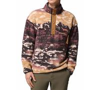 Columbia - Marcas - Helvetia II Printed Half Snap Fleece Camel Brown Sisters - Talla M - Marrón Marrón M