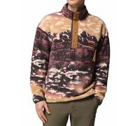 Columbia - Marcas - Helvetia II Printed Half Snap Fleece Camel Brown Sisters - Talla XL - Marrón Marrón XL