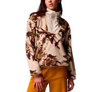 Columbia - Marcas - Sequoia Grove Printed Half Zip Dark Stone Blossoming para Mujer - Talla S - Púrpura Púrpura S