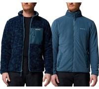 Columbia - Marcas - Winter Pass Reversible Fleece Canoe Dark Stone Peaked Tonal - Talla L - Marrón Marrón L
