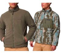 Columbia - Marcas - Winter Pass Reversible Fleece Stone Green Tracks - Talla XL - Caqui Caqui XL