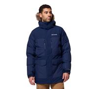 Columbia Marquam Peak Fusion 2 - Parka para hombre, chaqueta de invierno, azul marino universitario, talla XL