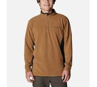 Columbia Klamath Range 2 Half Zip, Sudadera De Forro Polar Hombre, Delta/Black, XXL