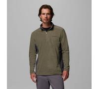 Columbia Klamath Range 2 Half Zip, Sudadera De Forro Polar Hombre, Stone Green/Shark, L