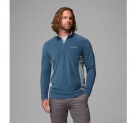 Columbia Klamath Range 2 Half Zip, Sudadera De Forro Polar Hombre, Everblue, Azul Aplastado, XL