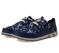 Columbia Men's Bahama Vent Relaxed PFG, Collegiate Navy/Mango, 10