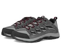 Columbia Mens Crestwood, Dark Grey/Mountain Red, 10 Wide