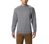 Columbia Men's Hart Mountain II Crew Sweatshirt Charcoal Heather