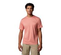 Columbia Men's Hike Crew, Technical Short Sleeve T-Shirt, Tuscan Heather, S