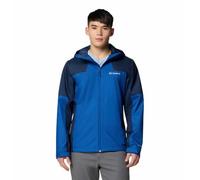 Columbia Men's Inner Limits 3 Jacket, Waterproof Rain Jacket, Mountain Blue/Collegiate Navy, S