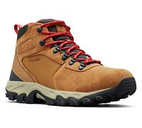 Columbia Men's Newton Ridge Plus II Suede Waterproof, 2024 Elk/Mountain Red, 10.5
