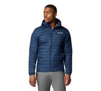 Columbia Men's Silver Falls 2 Hooded Jacket, Hooded Puffer Jacket, Collegiate Navy, XXL