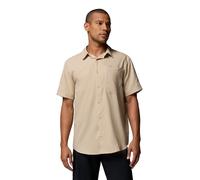 Columbia Men's Silver Ridge Utility 2 Short Sleeve, Short Sleeve Shirt, Ancient Fossil, Small