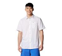Columbia Men's Slack Tide Camp Shirt, Short Sleeve Shirt, White, Small