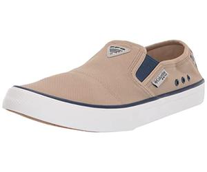 Columbia Men's Slack Tide Slip PFG Boat Shoe, Oxford Tan/Carbon, 13