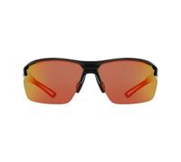 Columbia Men's Sunglasses C565SP BARLOW BASIN - Black/Red Flash with Orange Revo Lens