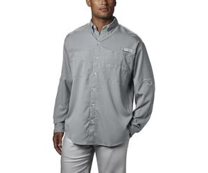 Columbia Men's Tamiami 2 Long Sleeve Shirt, Long Sleeve Shirt, Cool Grey, XX-Large